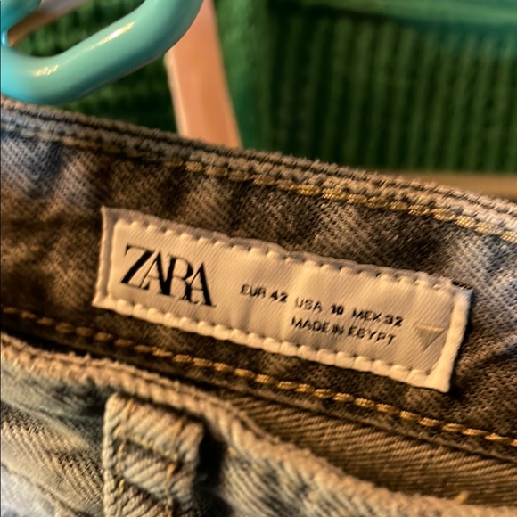 Zara Gray Full length TRF High Rise Jeans - Picture 4 of 5